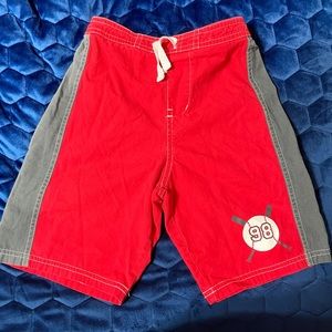 Ready for Summertime!! Red  drawstring shorts!!